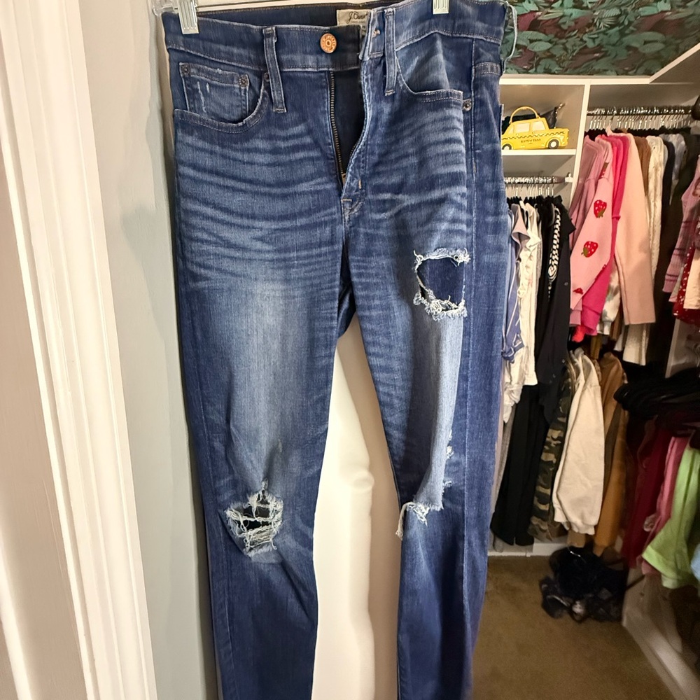 ❌SOLD❌ J. Crew High-Rise Blue Denim Jeans